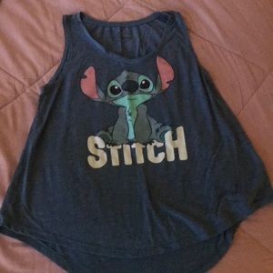 blue Stitch tank top